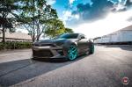Chevrolet Camaro Matte Black on Vossen Wheels (S21-01) 2019 года